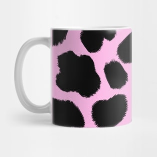 Pink Cow Print Mug